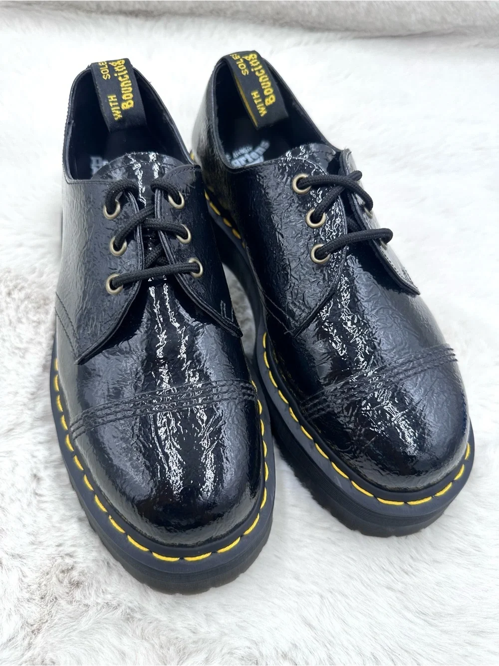 Dr. Martens 1461 Quad Platform Patent Leather Shoes – Women’s 11 – NWOT